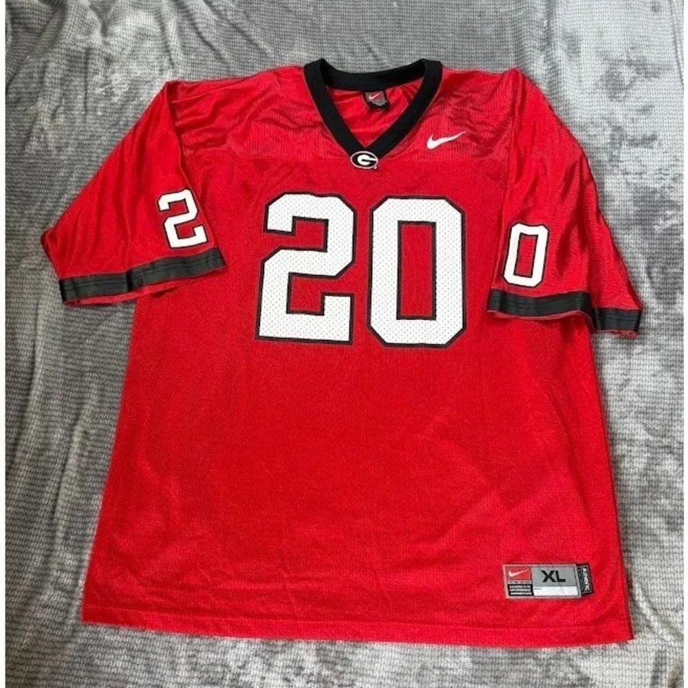 Nike Georgia Bulldogs Jersey XL Red #20 NCAA College Football Team Authentic